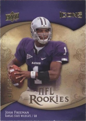 2009 Upper Deck Icons Josh Freeman #104