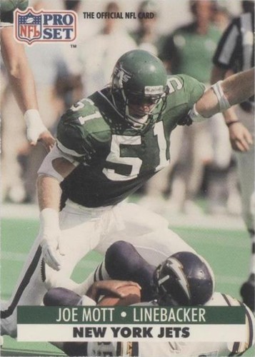 1991 Pro Set Joe Mott #609