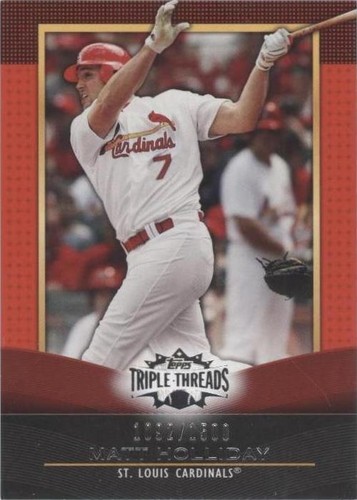 2011 Topps Triple Threads - Matt Holliday #81