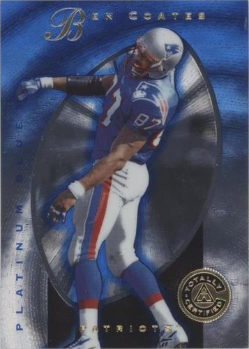 1997 Pinnacle Totally Certified Ben Coates #104