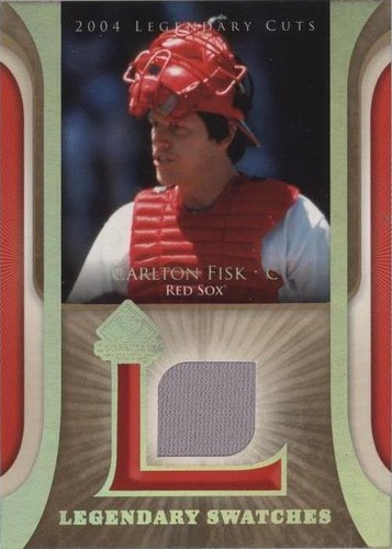 2004 SP Legendary Cuts - Carlton Fisk #LSW-CF
