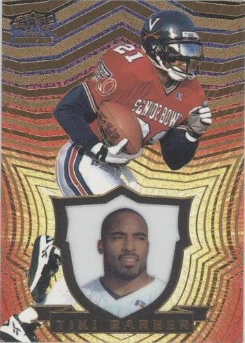 1997 Pacific Invincible Tiki Barber #95