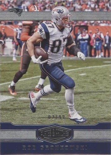 2016 Panini Plates & Patches Rob Gronkowski #62