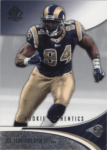 2006 SP Authentic Victor Adeyanju #180