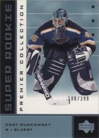 2002-03 Upper Deck Premier Collection - Cody Rudkowsky #66