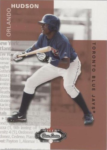 2002 Fleer Box Score - Orlando Hudson #166