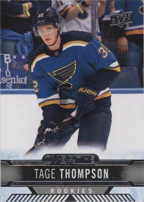 2017-18 Upper Deck Overtime - Tage Thompson #178
