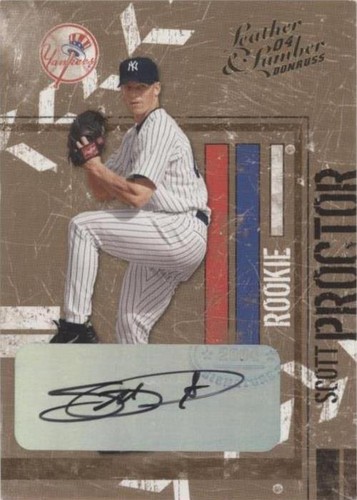 2004 Donruss Leather & Lumber - Scott Proctor #165