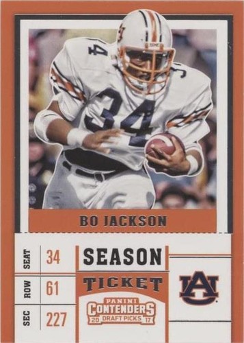 2017 Panini Contenders Draft Picks Bo Jackson #13