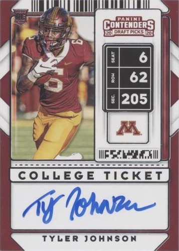 2020 Panini Contenders Draft Picks Tyler Johnson #118