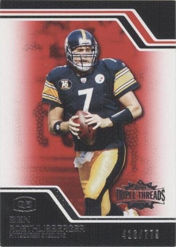 2008 Topps Triple Threads Ben Roethlisberger #5