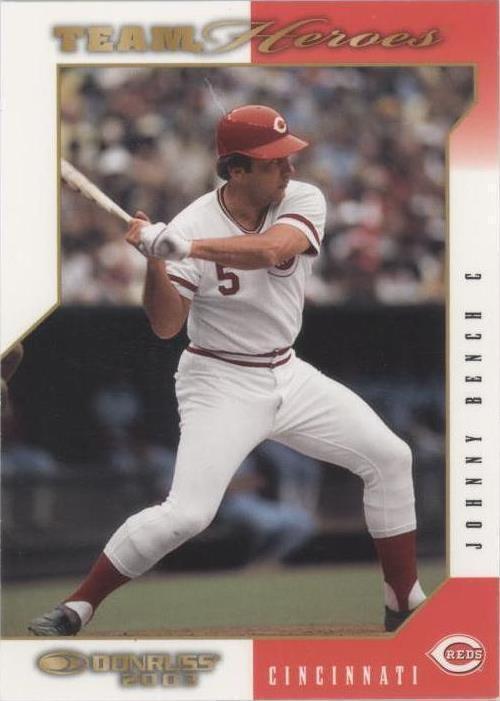 Donruss Team Heroes 2003 - Johnny Bench #136