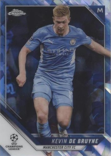 2021-22 Topps Chrome UCL Sapphire Edition Kevin de Bruyne #75