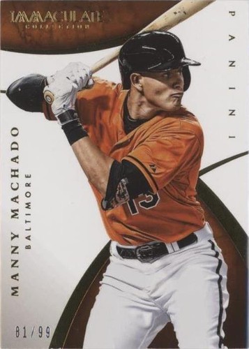 2015 Panini Immaculate Collection - Manny Machado #81