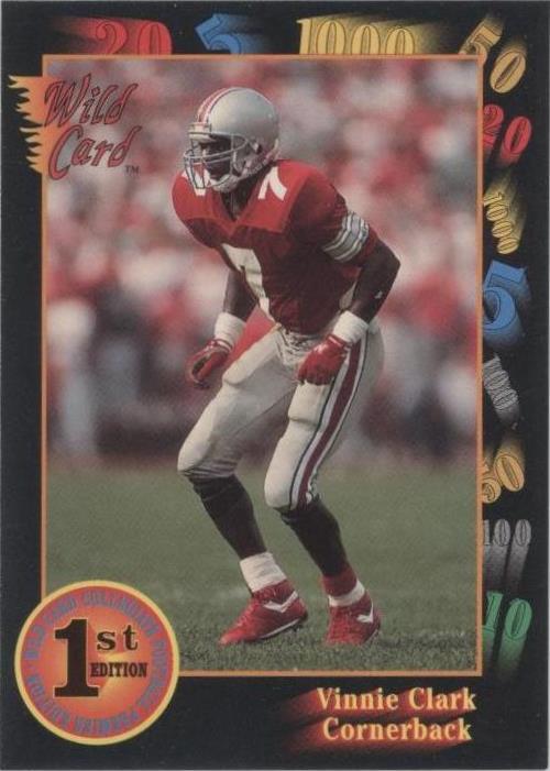 1991 Wild Card Draft Vinnie Clark #90