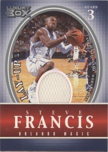 2004-05 Topps Luxury Box - Steve Francis #LU-SF