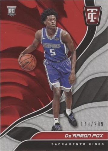 2017-18 Panini Totally Certified The Mighty De'Aaron Fox #19