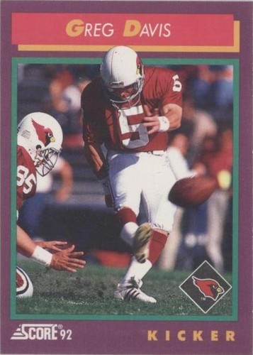 1992 Score Greg Davis #215