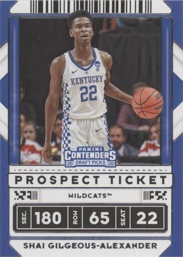 2020-21 Panini Contenders Draft Picks - Shai Gilgeous-Alexander #39