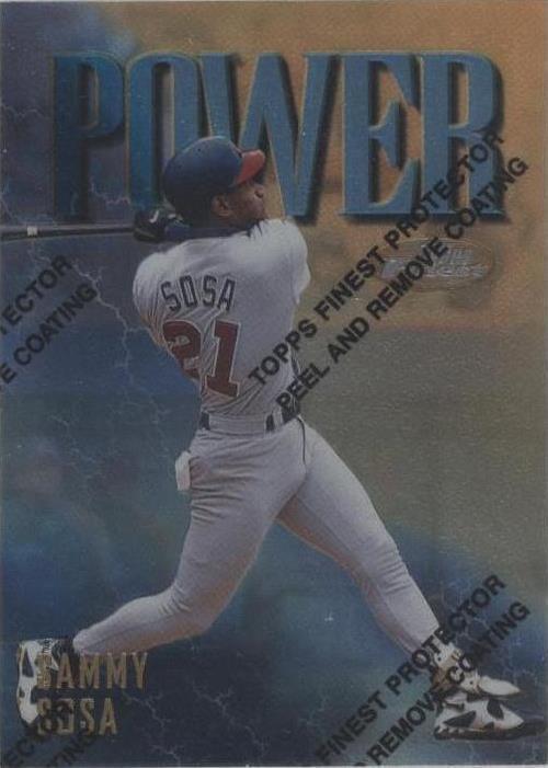 1997 Topps Finest - Sammy Sosa #168
