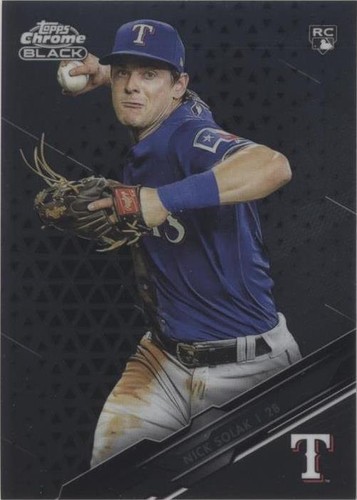 2020 Topps Chrome Black - Nick Solak #78
