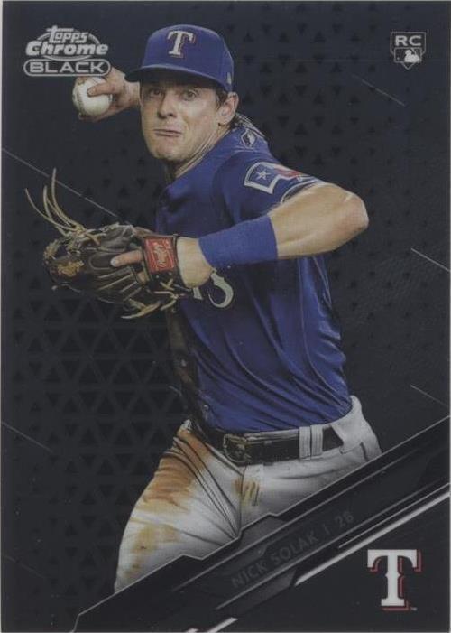 2020 Topps Chrome Black - Nick Solak #78