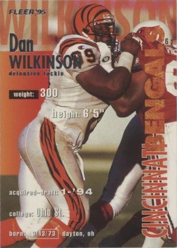 1995 Fleer Dan Wilkinson #72