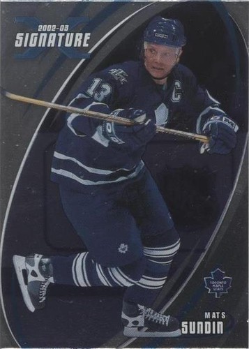 2002-03 In the Game Be A Player Signature Series - Mats Sundin #119