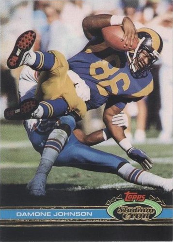 1991 Topps Stadium Club Damone Johnson #405