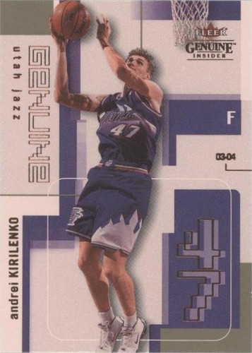 2003-04 Fleer Genuine Insider - Andrei Kirilenko #13
