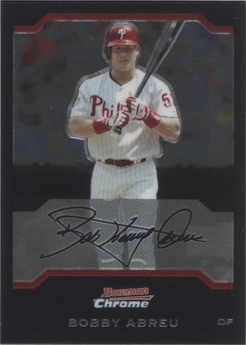 2004 Bowman Chrome - Bobby Abreu #143