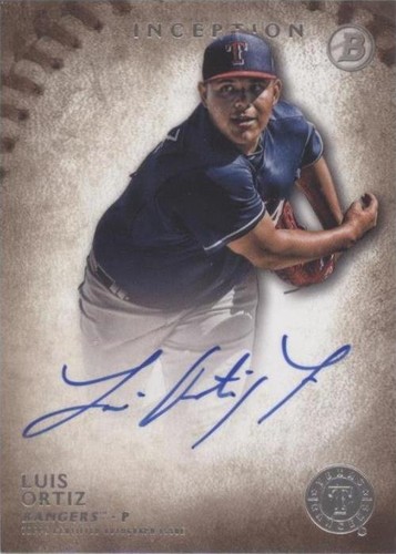 2015 Bowman Inception - Luis Ortiz #PA-LO