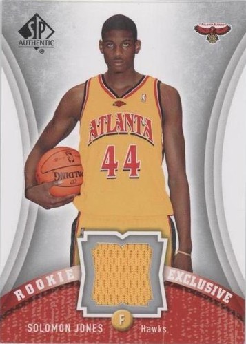 2006-07 SP Authentic - Solomon Jones #RE-SJ