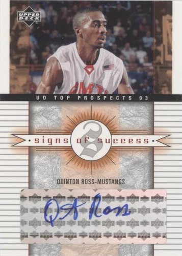 2003-04 Upper Deck UD Top Prospects - Quinton Ross #SS-QR