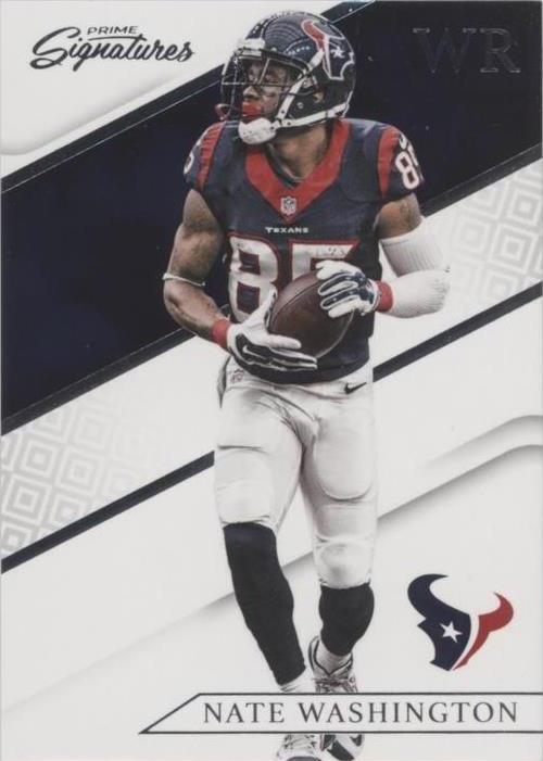 2016 Panini Prime Signatures Nate Washington #145
