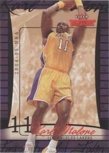 2004-05 Fleer Throwbacks - Karl Malone #46