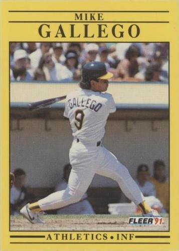 1991 Fleer - Mike Gallego #7