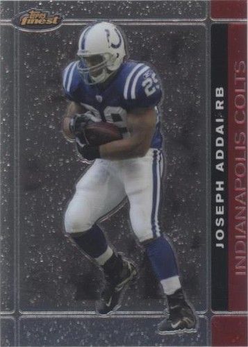 2007 Topps Finest Joseph Addai #36