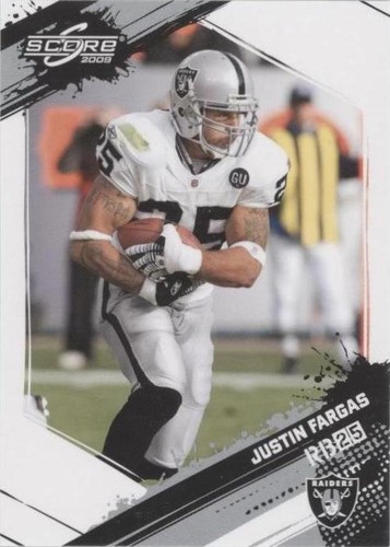 2009 Score Justin Fargas #214