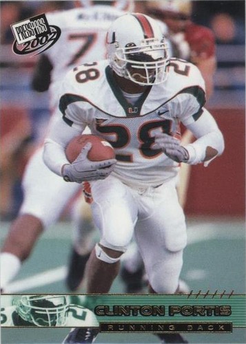 2002 Press Pass Clinton Portis #G17