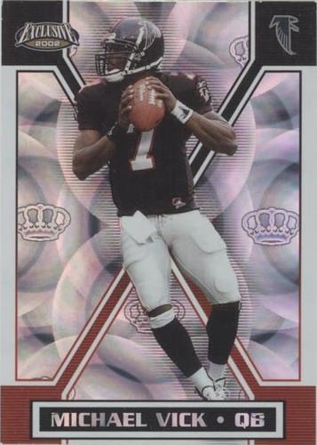 2002 Pacific Exclusive Michael Vick #11