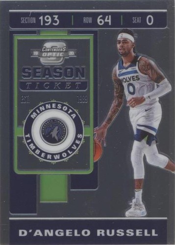 2019-20 Panini Contenders Optic - D'Angelo Russell #85