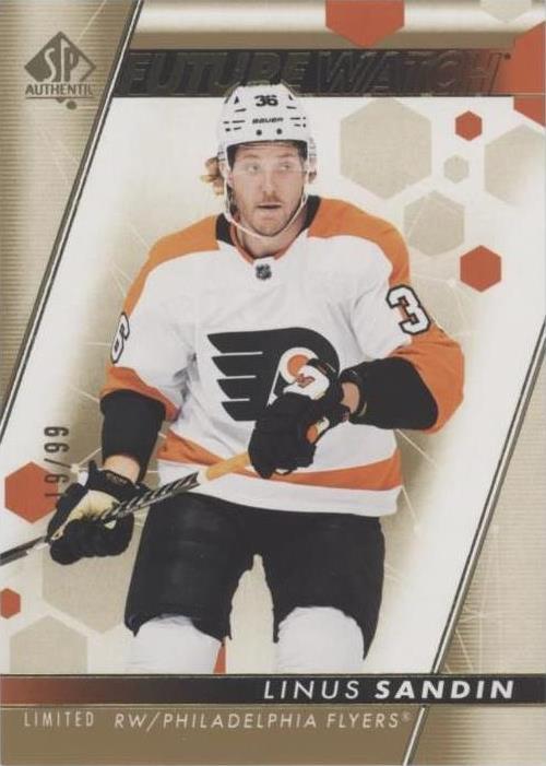 2022-23 SP Authentic - Future Watch Limited Gold #186 Linus Sandin /99 ...