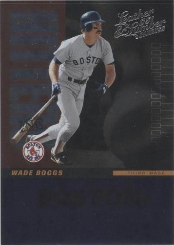2005 Donruss Leather & Lumber - Wade Boggs #HI-24