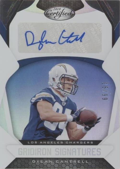 2018 Panini Certified Dylan Cantrell #GS-DY