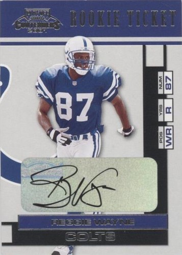 2001 Playoff Contenders Reggie Wayne #166