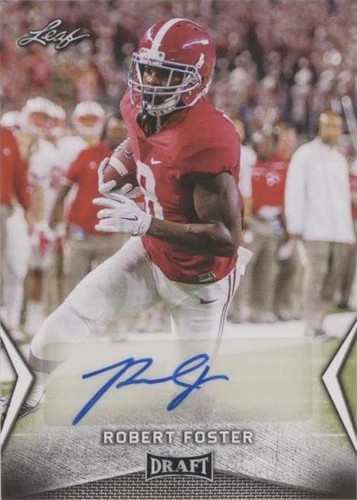 2018 Leaf Draft Robert Foster #BA-RF3