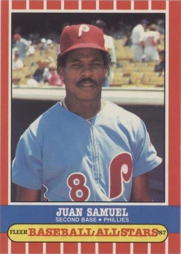 1987 Fleer Baseball All Stars - Juan Samuel #39