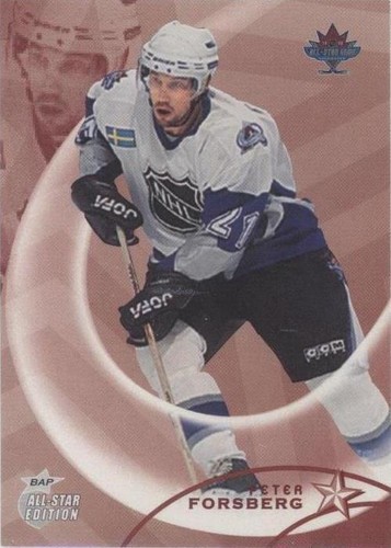 2002-03 In the Game Be A Player All-Star Edition - Peter Forsberg #25