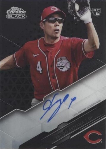 2020 Topps Chrome Black Shogo Akiyama #CBA-SA Encased RC